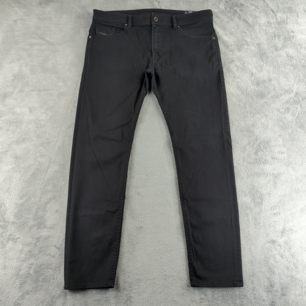 Diesel Men's Slim Straight Jeans - Black
